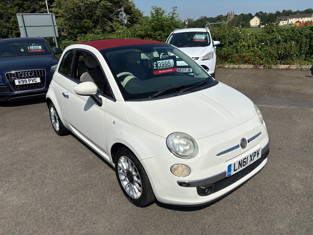 Fiat 500C 1.2 Lounge Convertible Euro 5 6 White #3