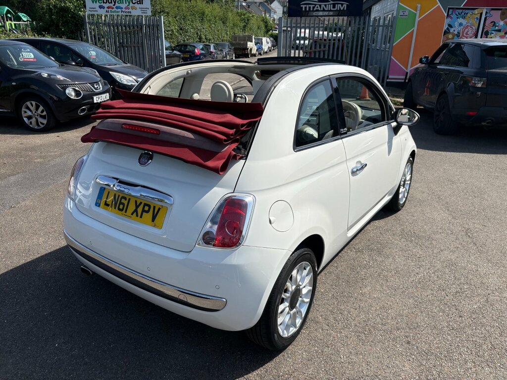 Fiat 500C C Lounge White #9