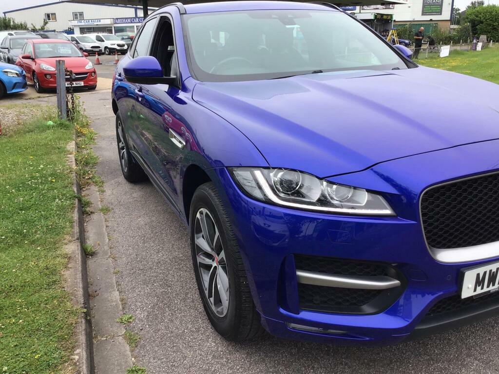 Jaguar F-Pace 2.0 D180 R-sport Awd Euro 6 S S MW17XNT Blue #3