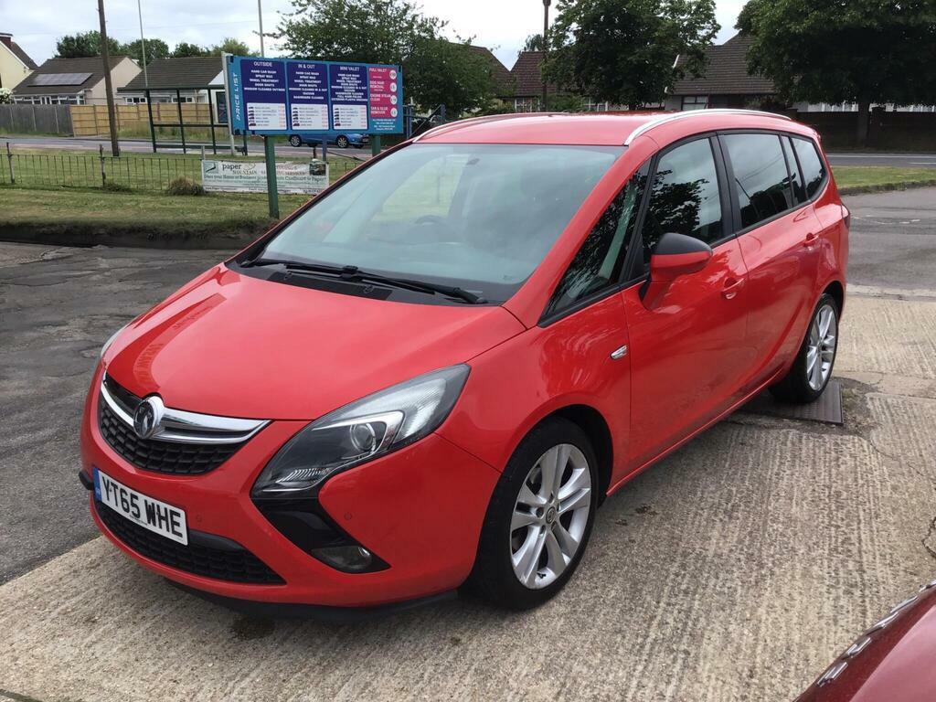 Vauxhall Zafira Tourer 1.4I Turbo Sri Euro 6 Red #2