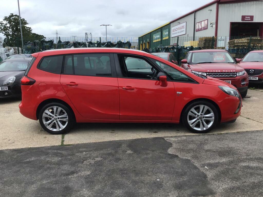 Vauxhall Zafira Tourer 1.4I Turbo Sri Euro 6 Red #4