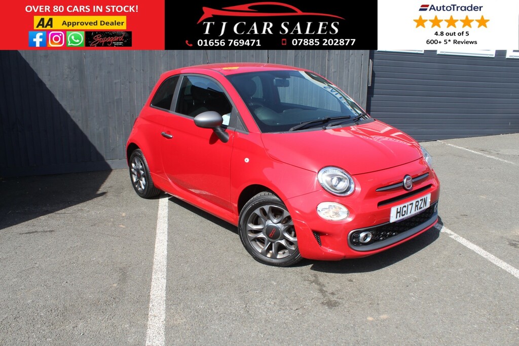 Fiat 500 Hatchback 1.2 500 My16 1.2 69Hp S My16 2017 Red