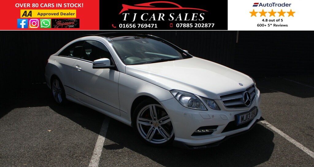 Mercedes-Benz E Class Coupe 3.0 E350 Cdi V6 Blueefficiency Sport 2013 White