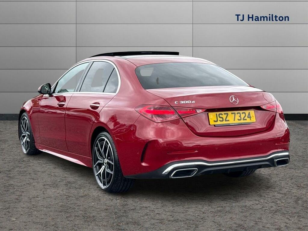 Mercedes-Benz C Class C300d Amg Line Premium Plus 9G-tronic Red #3