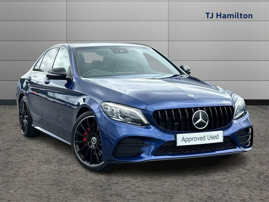 Mercedes-Benz C Class C220d Amg Line Night Edition Premium 9G-tronic WR21LZN Blue