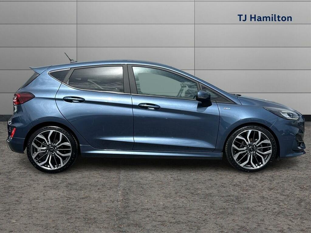 Ford Fiesta 1.0 Ecoboost Hbd Mhev 125 St-line X SXZ7103 Blue #4