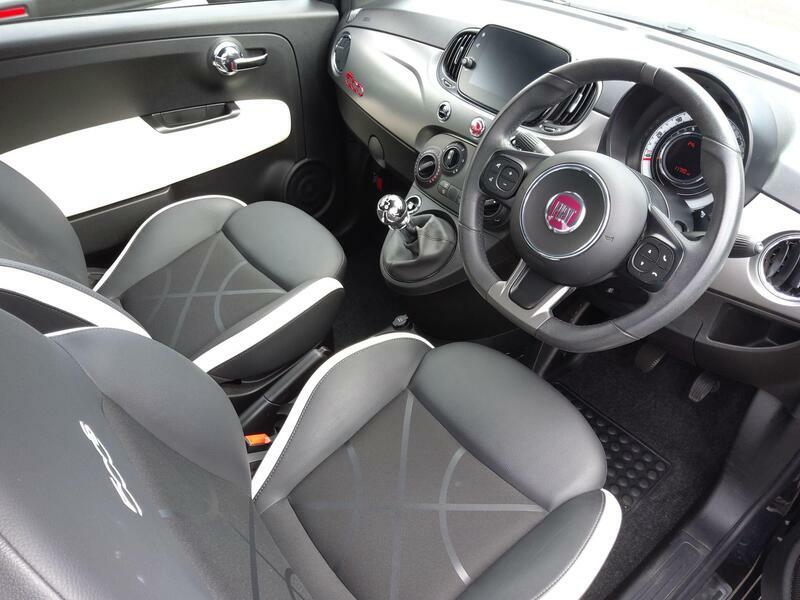 Fiat 500 1.2 S Hatchback Euro 6 Ss 69 Black #6