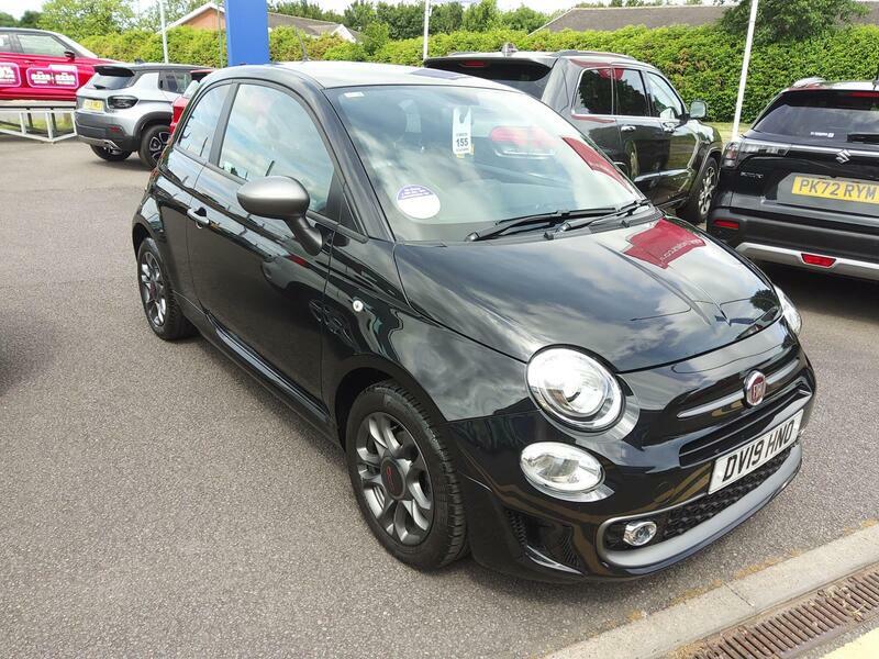 Fiat 500 1.2 S Hatchback Euro 6 Ss 69 Black