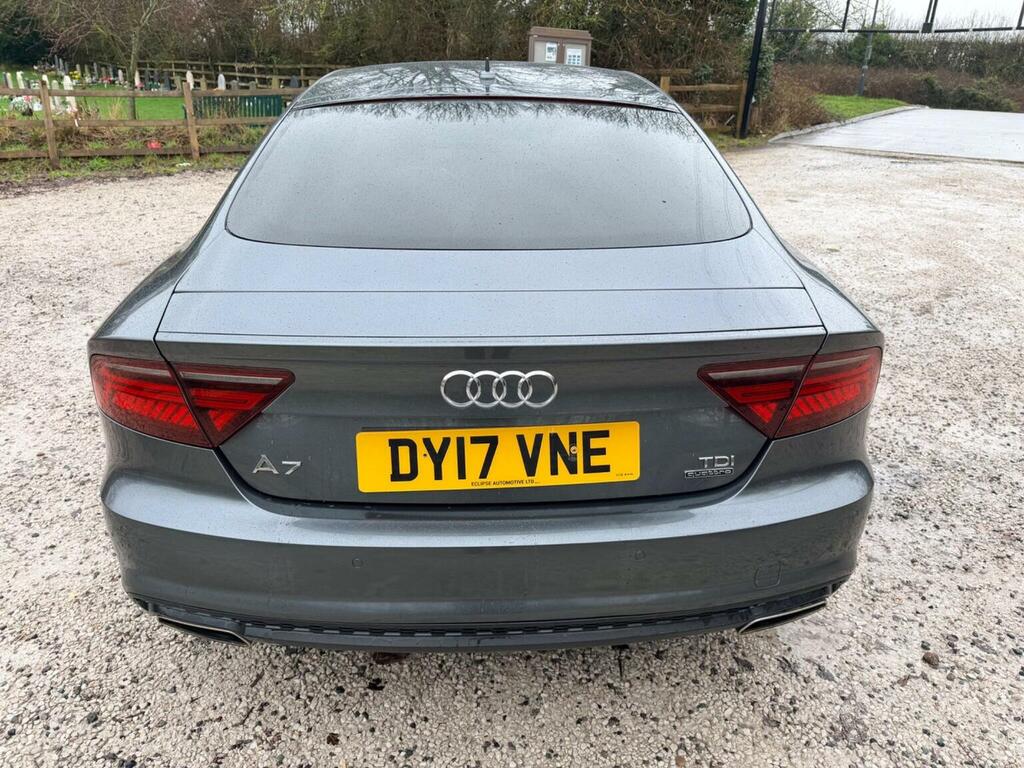 Audi A7 Hatchback 3.0 Tdi V6 Black Edition Sportback S Tro DY17VNE Grey #6