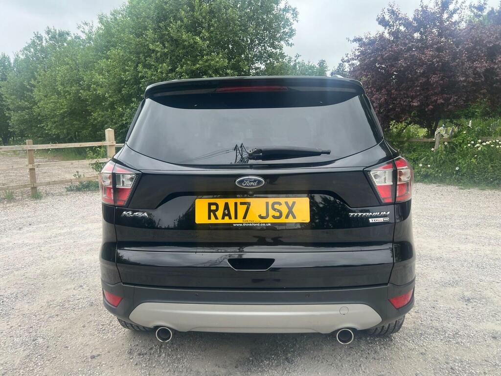 Ford Kuga Suv 2.0 Tdci Titanium X Powershift Awd Euro 6 Ss RA17JSX Black #6