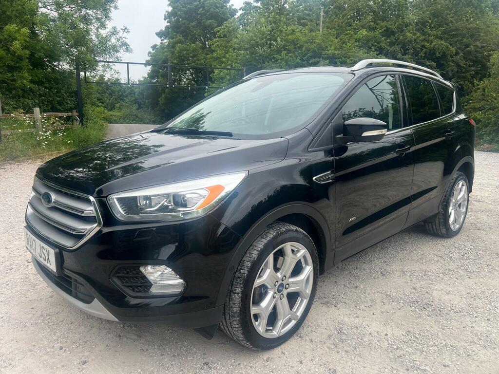 Ford Kuga Suv 2.0 Tdci Titanium X Powershift Awd Euro 6 Ss RA17JSX Black #3