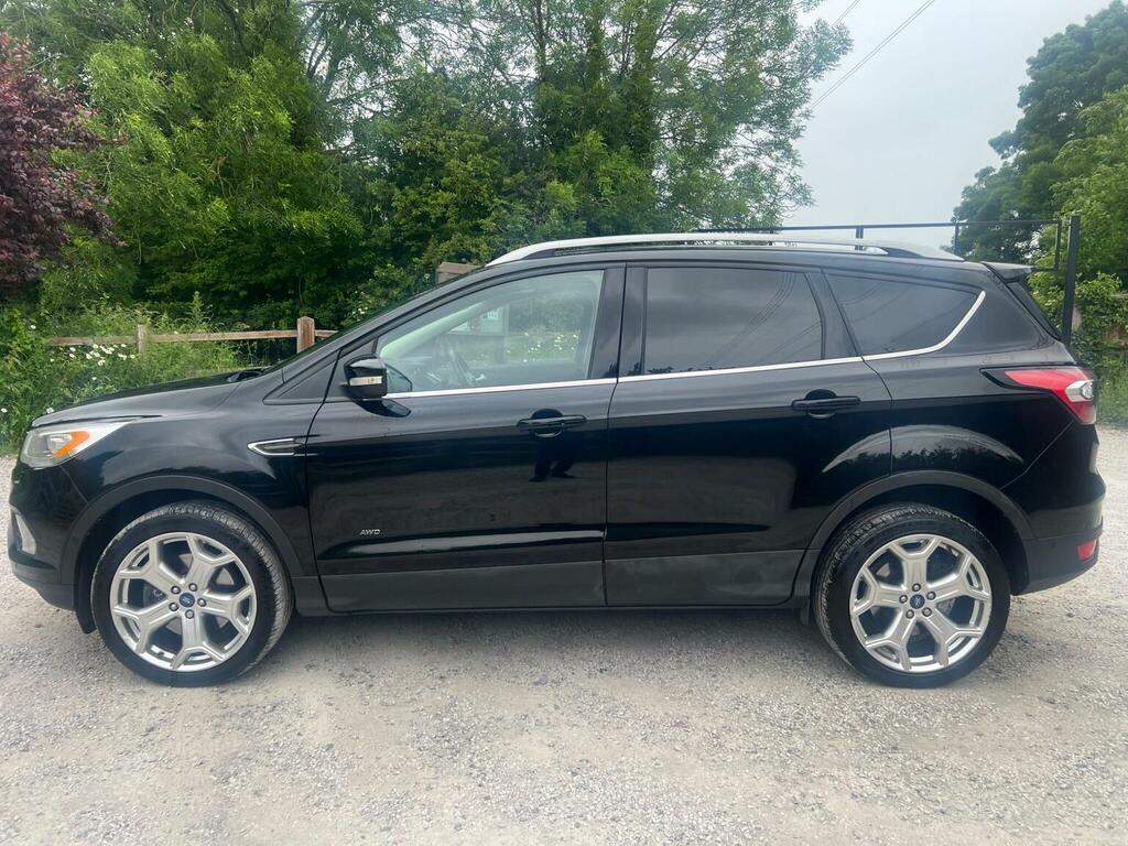 Ford Kuga Suv 2.0 Tdci Titanium X Powershift Awd Euro 6 Ss RA17JSX Black #4