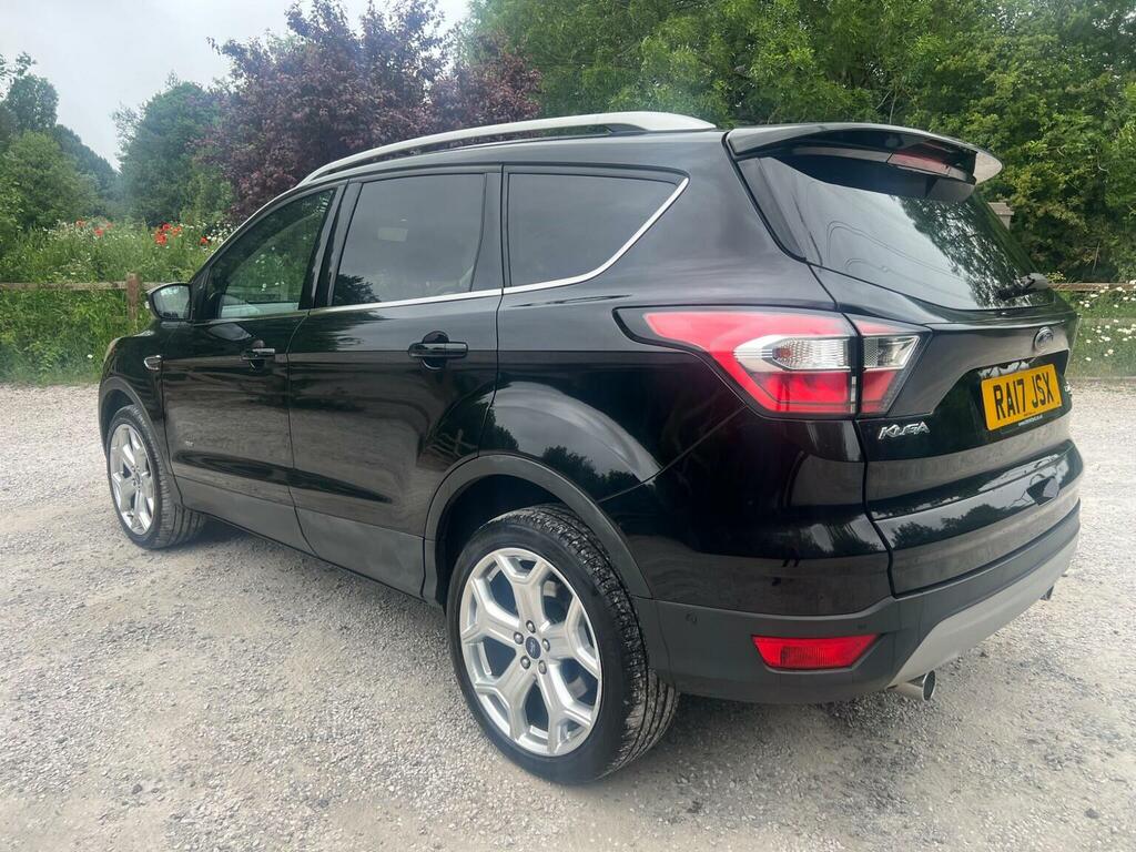 Ford Kuga Suv 2.0 Tdci Titanium X Powershift Awd Euro 6 Ss RA17JSX Black #5