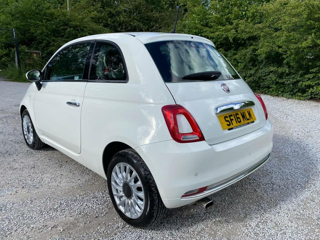 Fiat 500 1.2 Lounge Euro 6 Ss White #5
