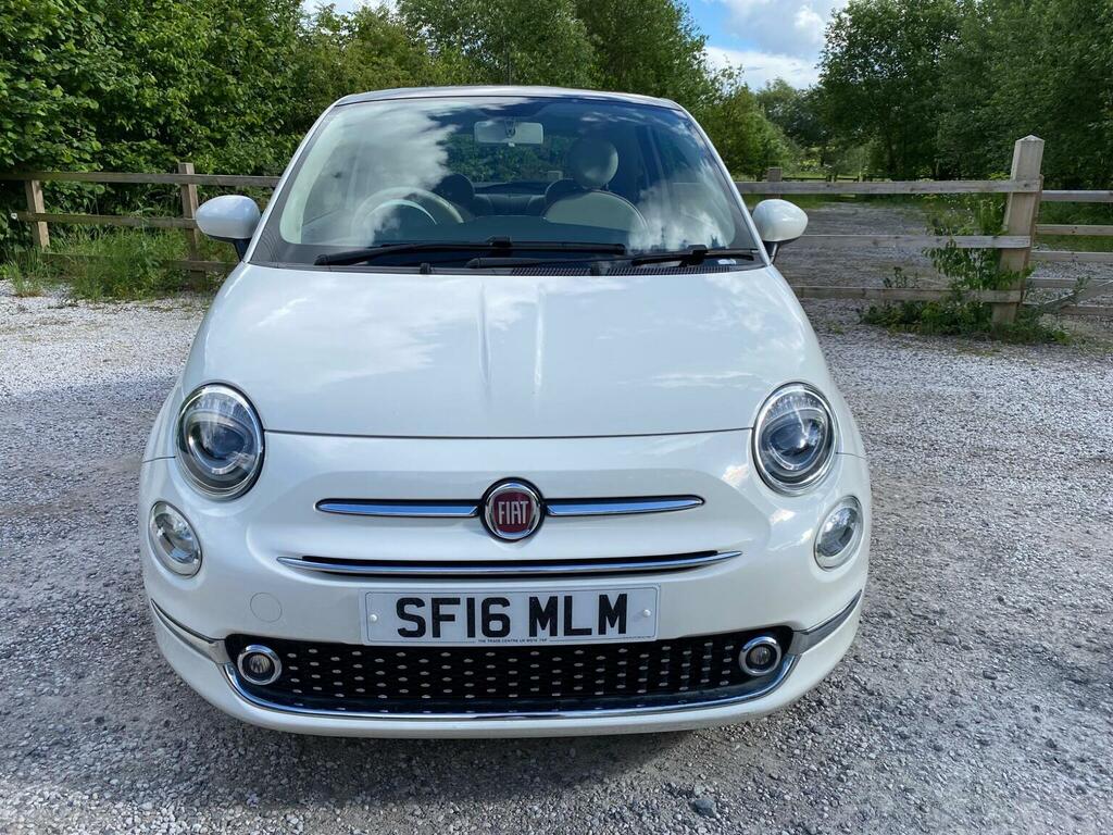 Fiat 500 1.2 Lounge Euro 6 Ss White #2