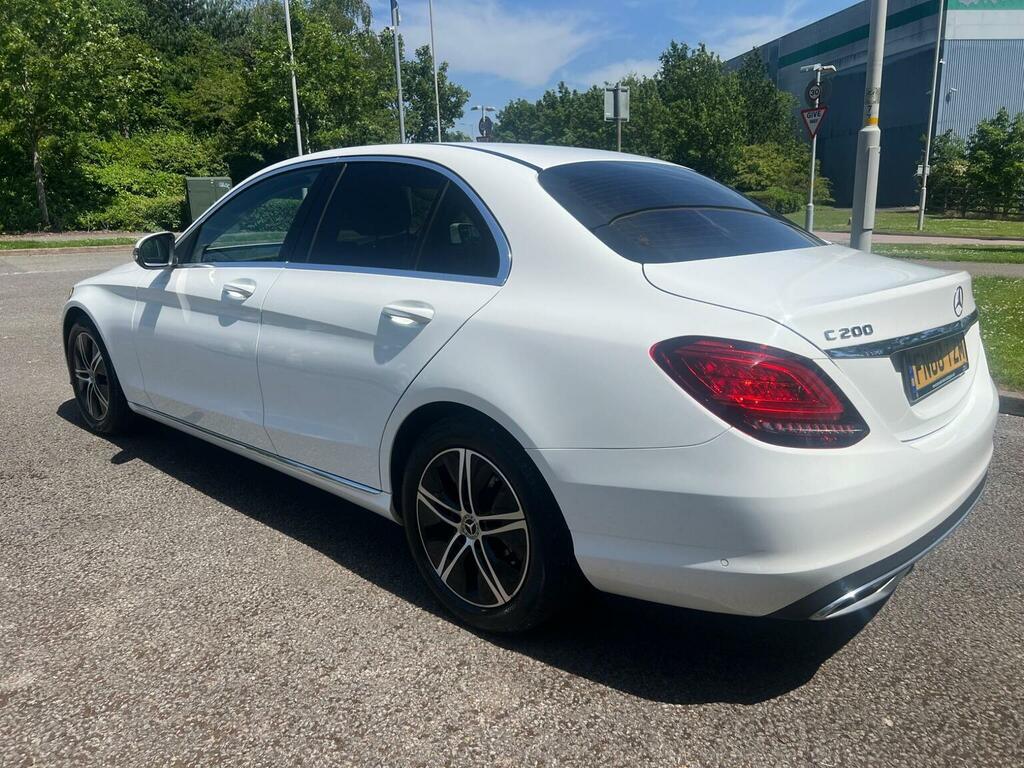 Mercedes-Benz C Class Saloon 1.5 C200 Mhev Eq Boost Sport G-tronic Euro FN68TZM White #6