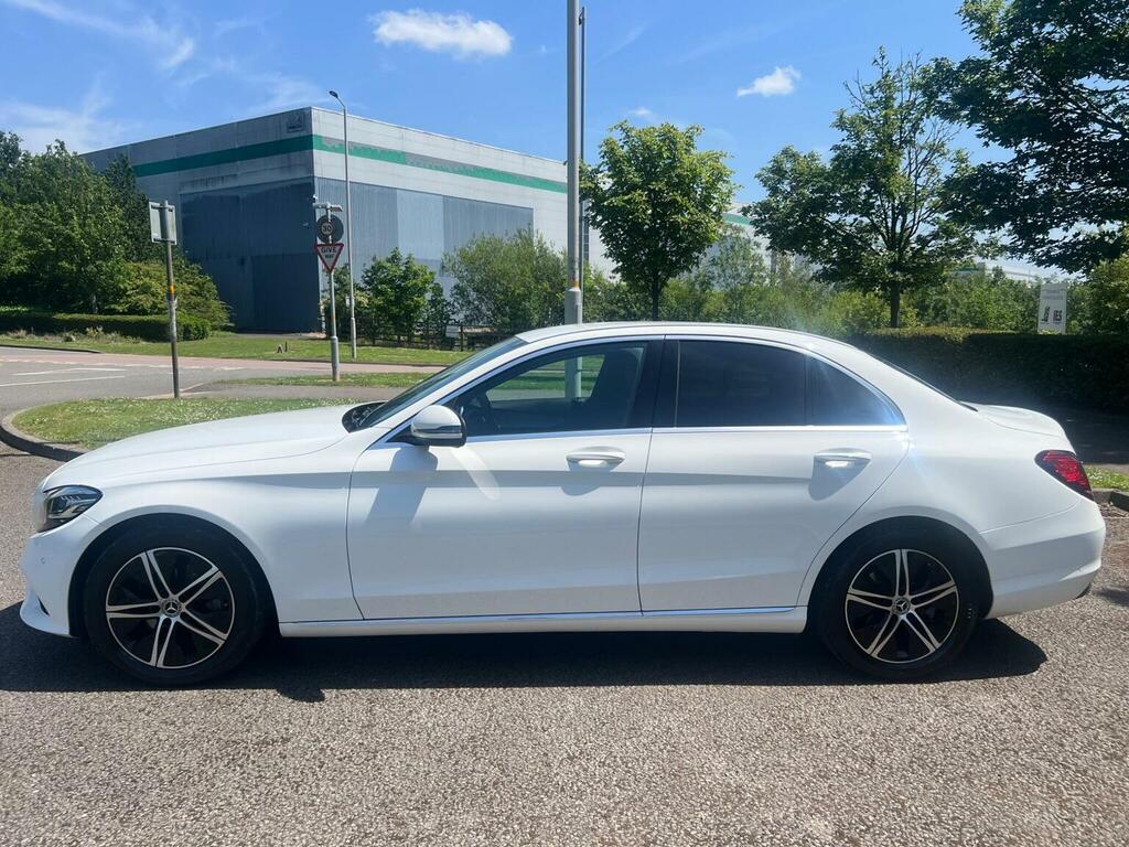 Mercedes-Benz C Class Saloon 1.5 C200 Mhev Eq Boost Sport G-tronic Euro FN68TZM White #4