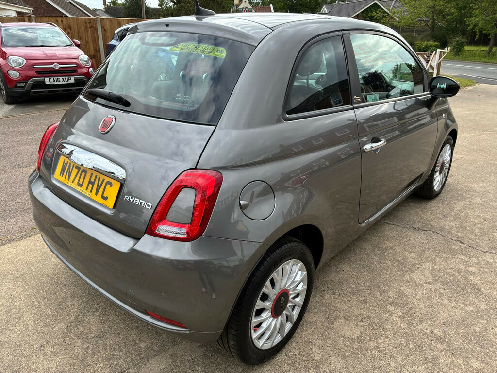 Fiat 500 1.0 Mild Hybrid Lounge Special Edition Hatchba WN70HVC Grey #4