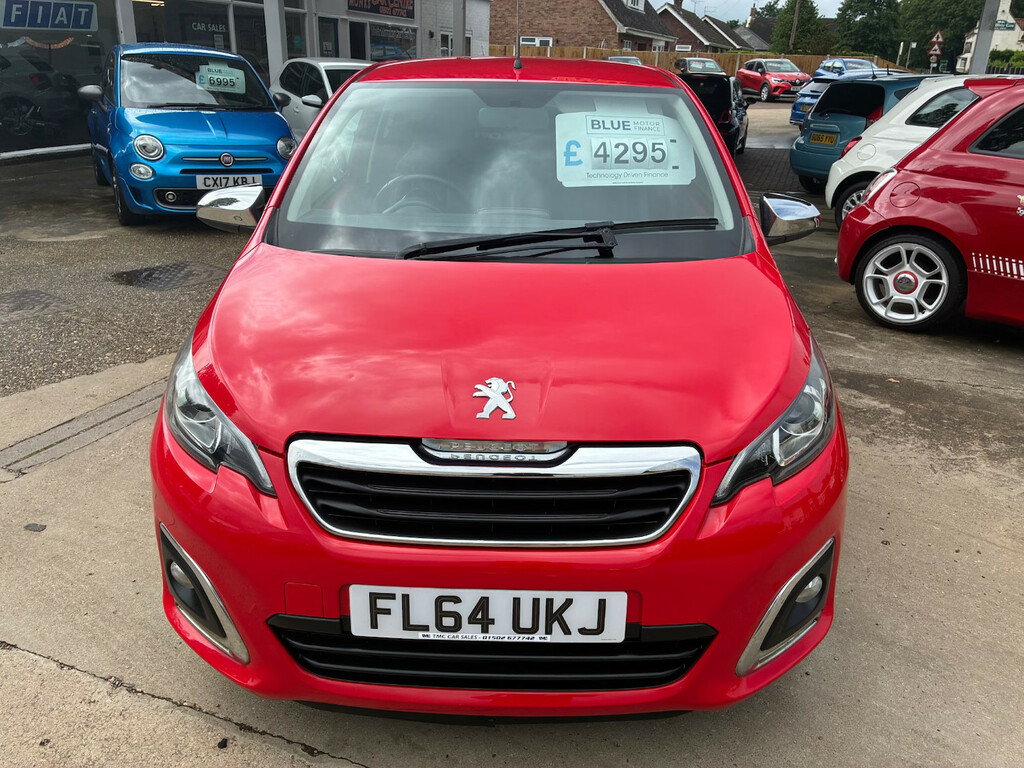 Peugeot 108 1.2 Vti Feline Hatchback Red #2
