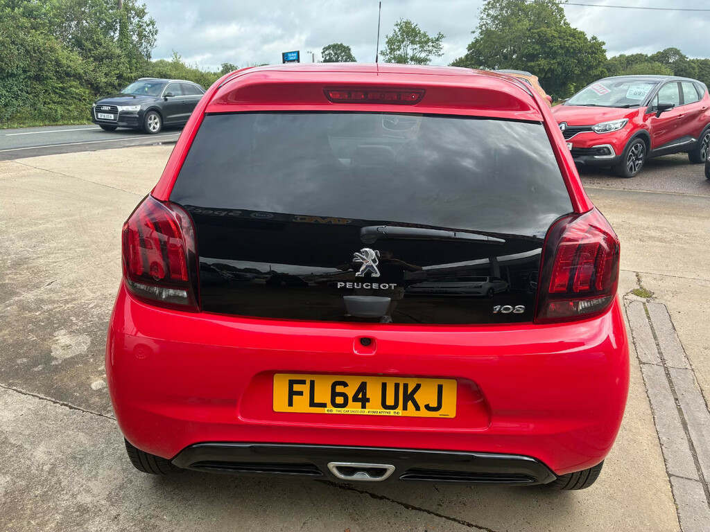 Peugeot 108 1.2 Vti Feline Hatchback Red #5