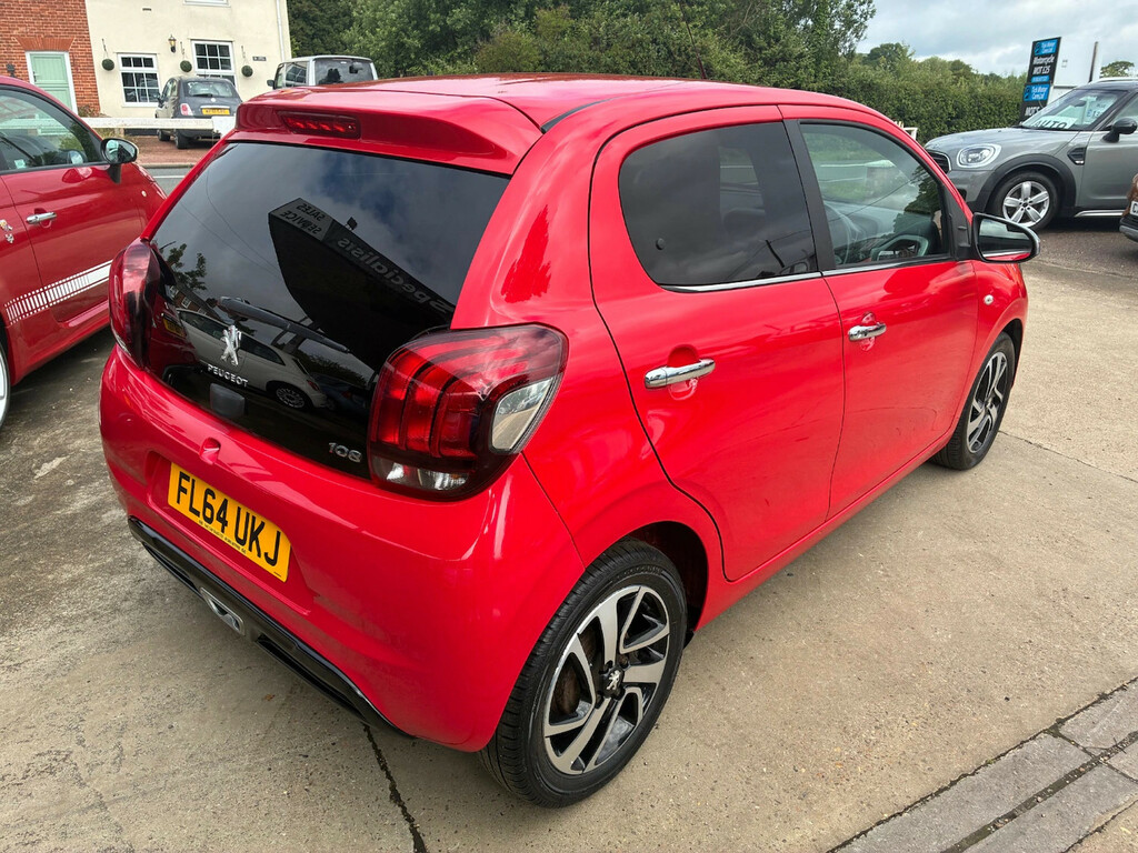 Peugeot 108 1.2 Vti Feline Hatchback Red #4