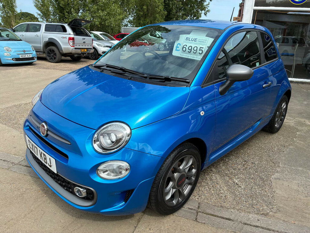 Fiat 500 1.2 S Hatchback Blue
