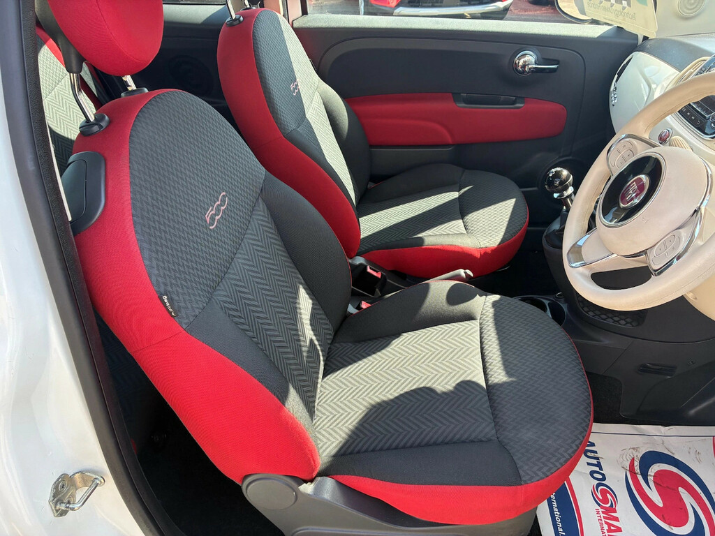 Fiat 500 Hatchback Red #11