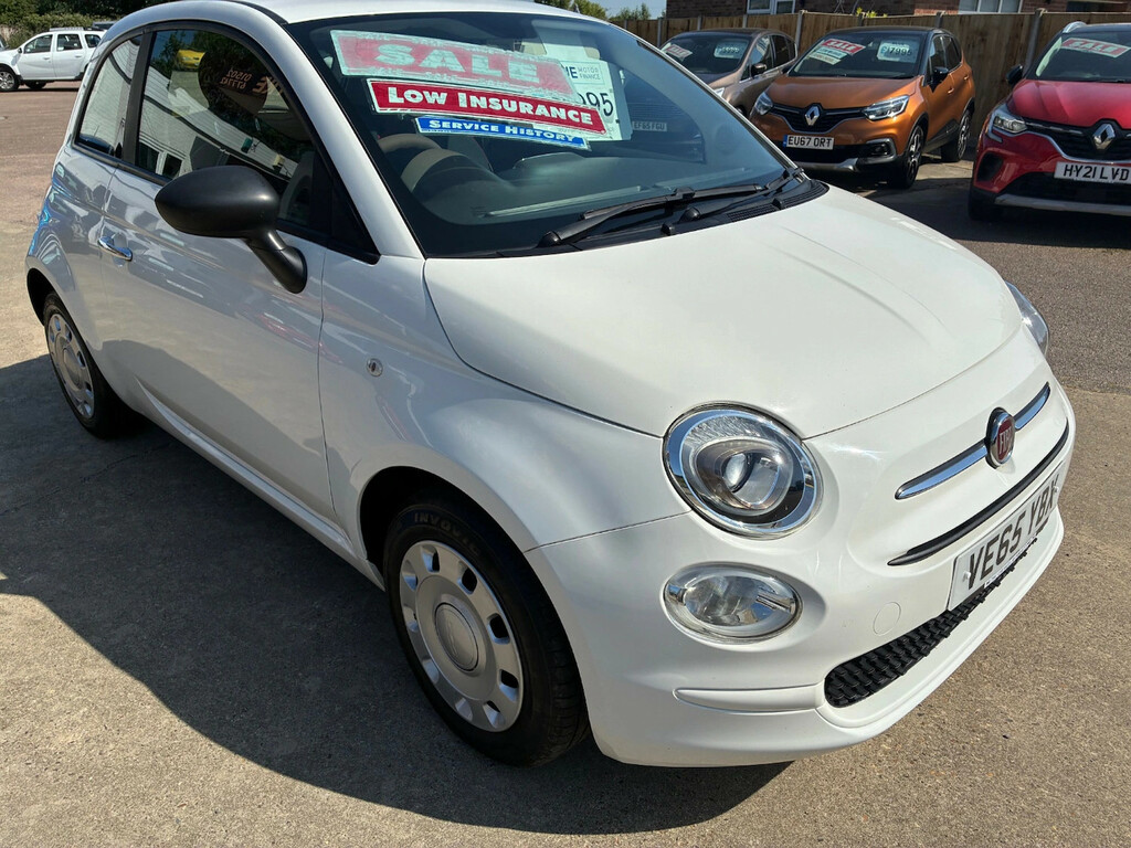 Fiat 500 1.2 Pop Hatchback White #3