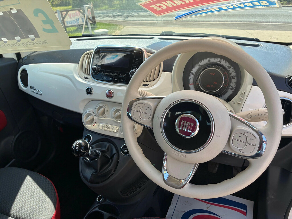 Fiat 500 Hatchback Red #8