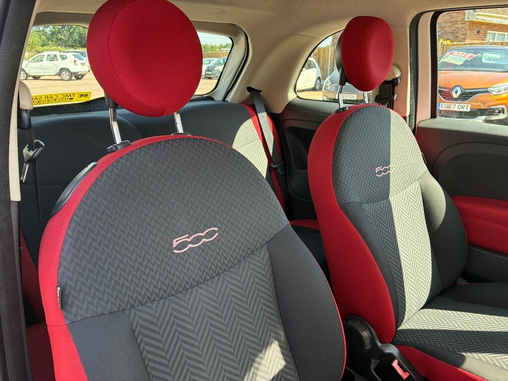 Fiat 500 Hatchback Red #12