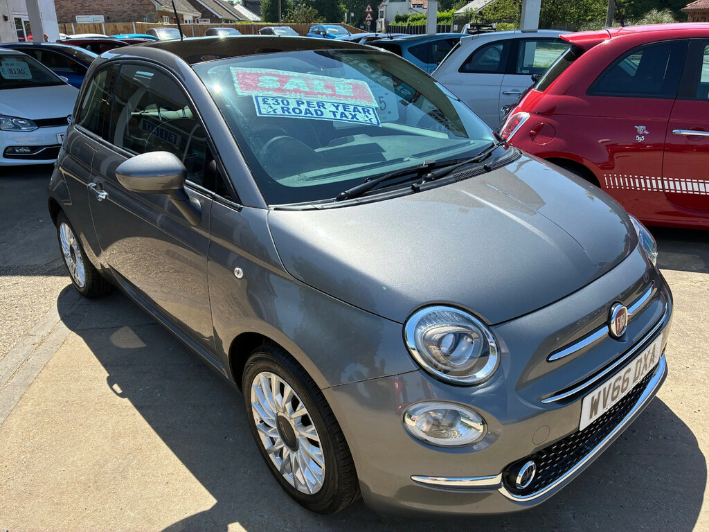 Fiat 500 1.2 Lounge Hatchback Grey #2