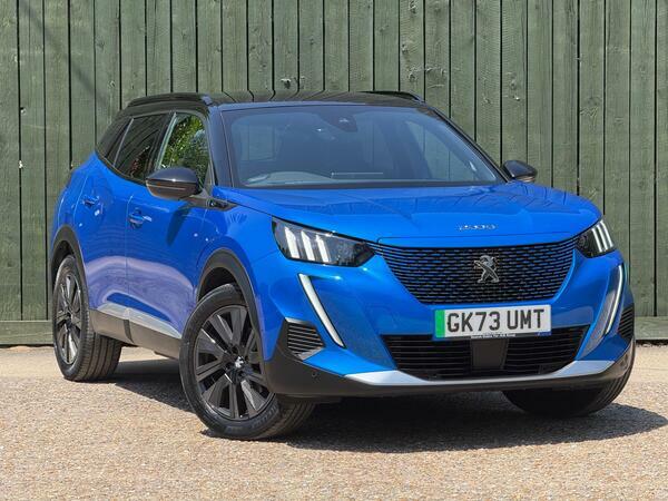 Peugeot e-2008 50Kwh Gt Premium 7Kw Charger Blue