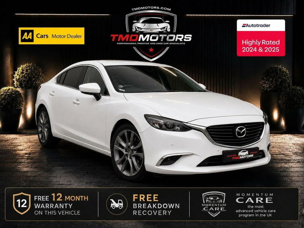 Mazda 6 2.2 Skyactiv-d Sport Nav Euro 6 Ss White