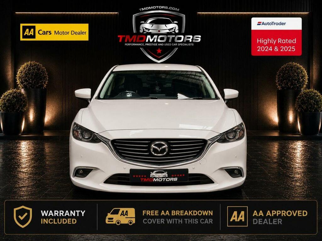 Mazda 6 2.2 Skyactiv-d Sport Nav Euro 6 Ss White