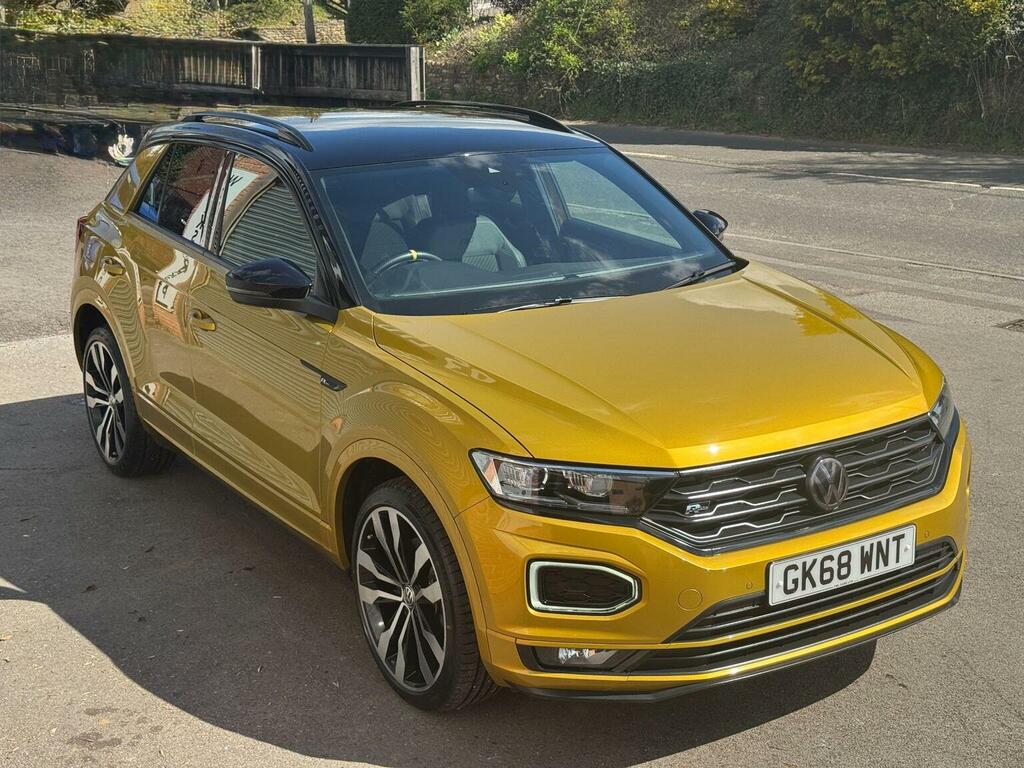 Volkswagen T-Roc 1.5 Tsi Evo R-line Dsg Euro 6 Ss Yellow #5