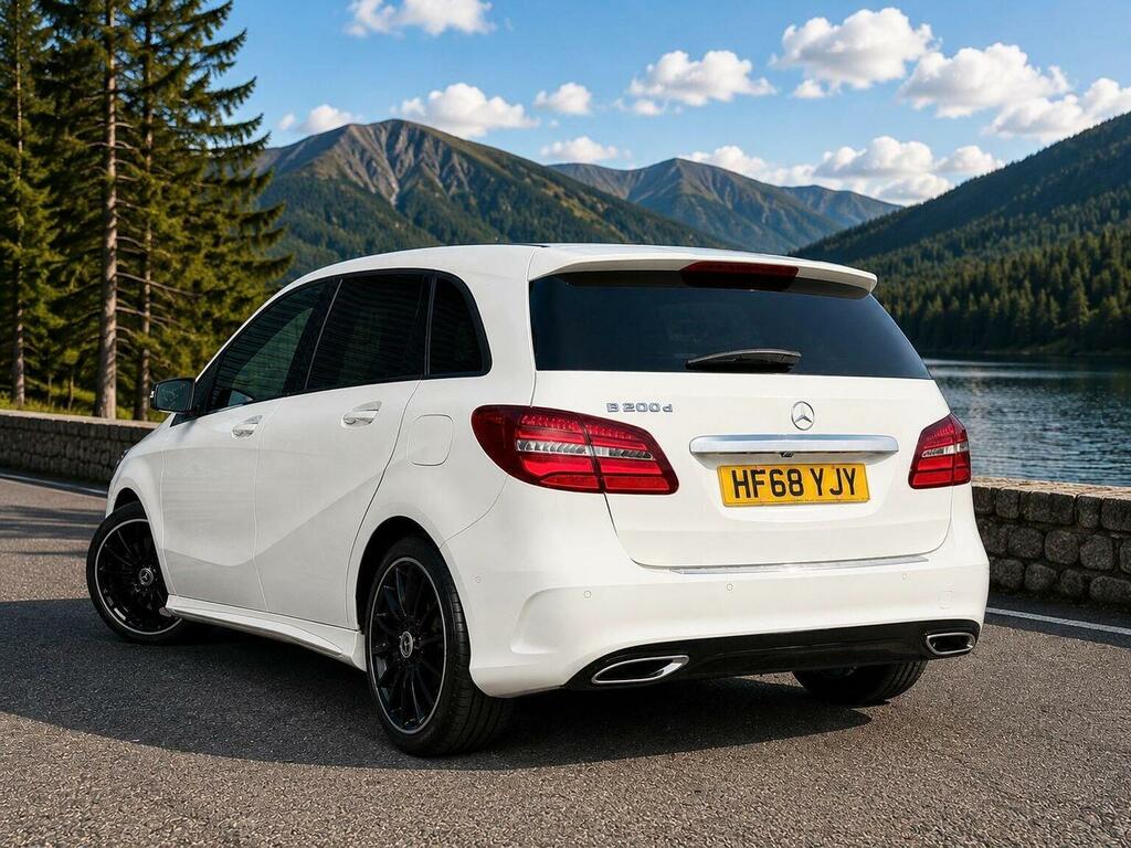 Mercedes-Benz B Class 2.1 B200d Amg Line Premium Plus 7G-dct Euro 6 S White #2