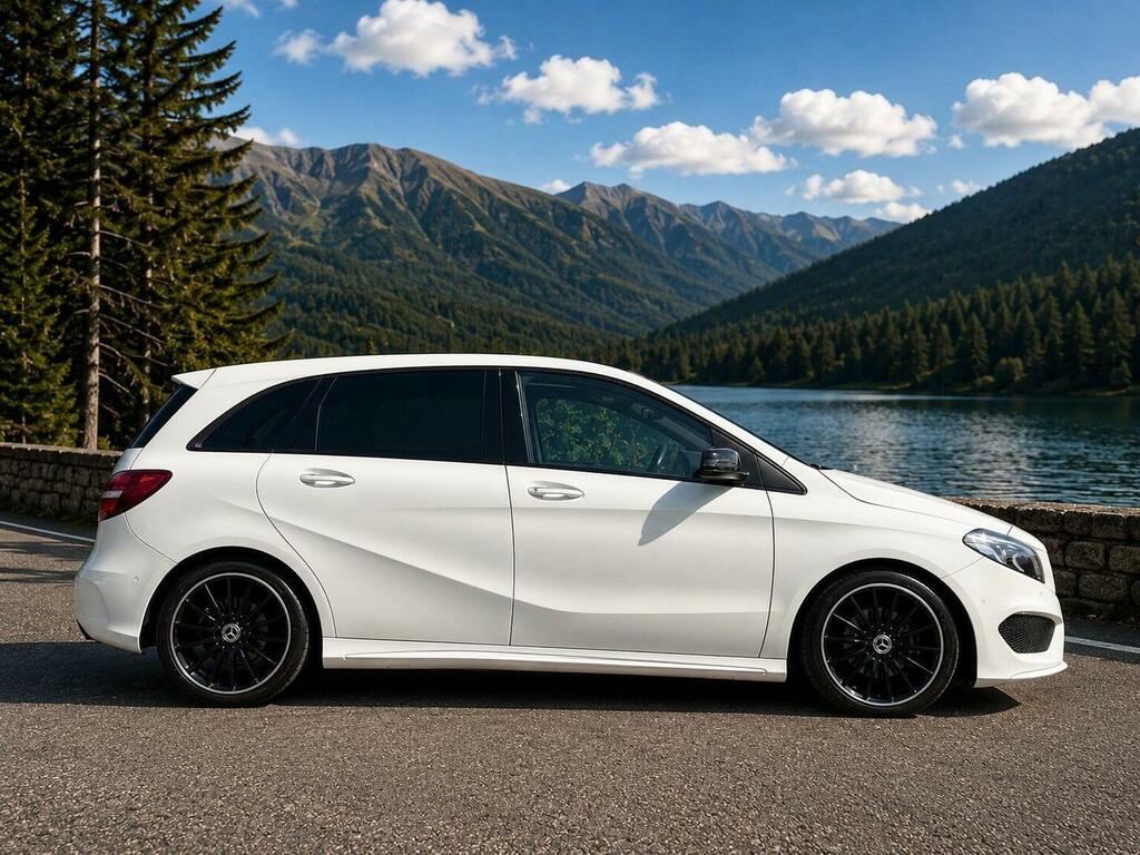 Mercedes-Benz B Class 2.1 B200d Amg Line Premium Plus 7G-dct Euro 6 S White #4