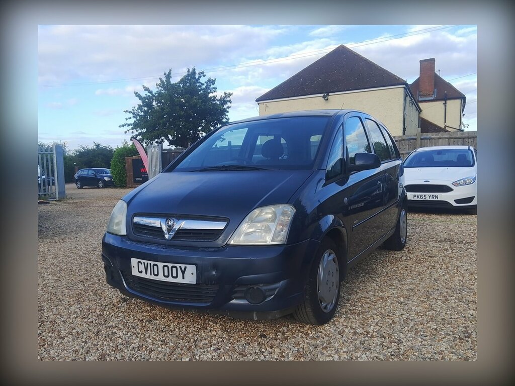 Vauxhall Meriva 1.4I 16V Club Mpv 148 Gkm, 89 CV10OOY Blue #3