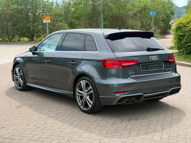 Audi A3 2018 1.5 Tfsi Cod 35 S Line Sportback M SL68HYP Grey #4