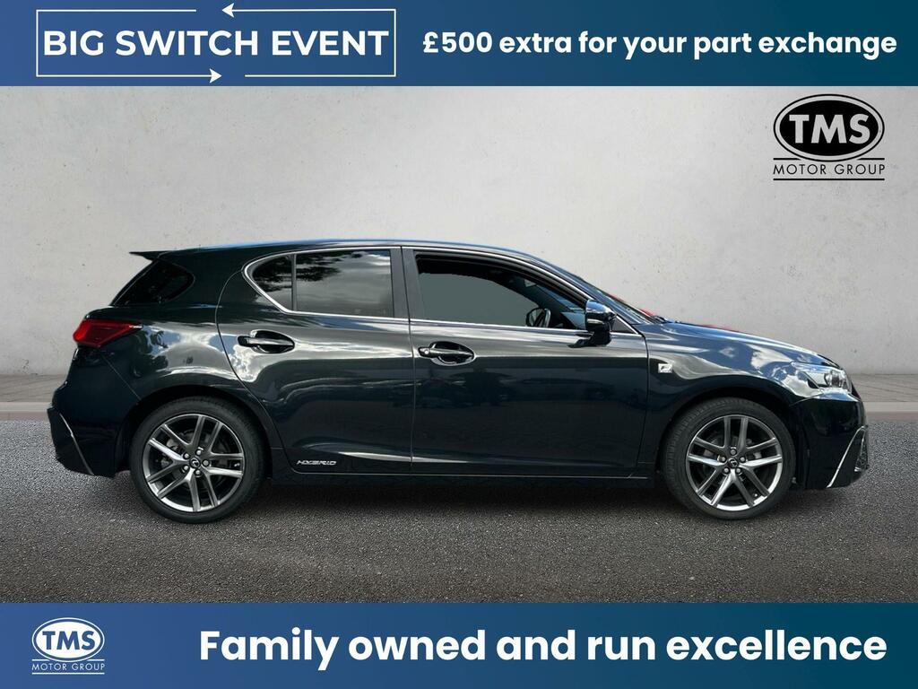 Lexus CT 1.8 200H F Sport E-cvt Euro 6 Ss FE69XTK Black