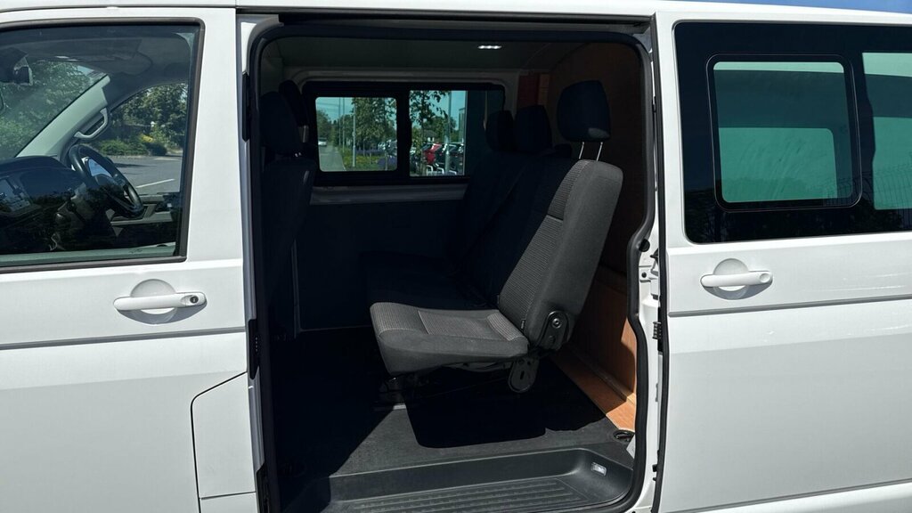 Volkswagen Transporter 2.0 Tdi T30 Highline Kombi Double Cab D FH24UVZ White #4