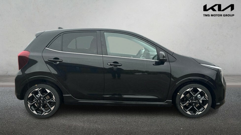 Kia Picanto 1.0 Gt-line Amt Euro 6 Ss Black #4