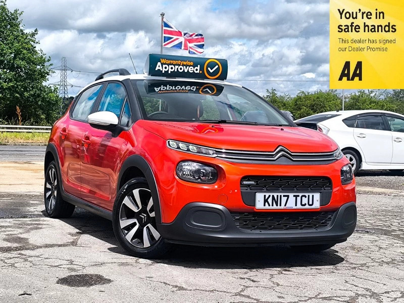 Citroen C3 1.2 201717 Puretech Feel Hatchback Orange