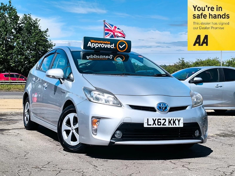 Toyota Prius 1.8 Hybrid 201262 Active 5 Seats Ulez Free Silver