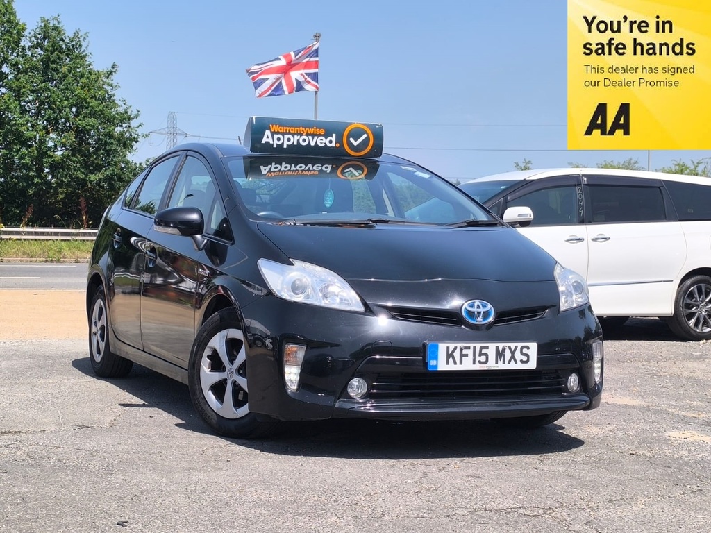 Toyota Prius 1.8 Hybrid 201515 Active 5 Seats Ulez Free Black