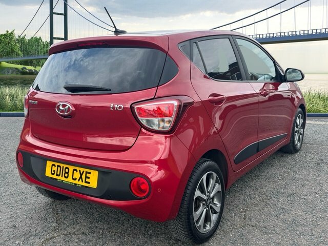 Hyundai I10 1.2 Premium Se Hatchback Euro 6 GD18CXE Red #3