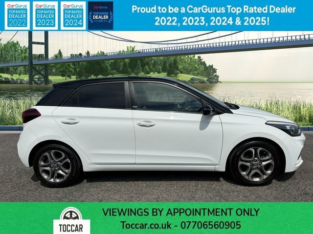 Hyundai I20 1.2 Play Hatchback Euro 6 S S NM19FYR White #3