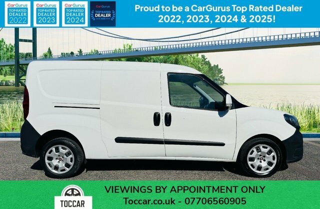 Fiat Doblo 1.6 Multijetii Maxi Tecnico Panel Van 6Dr M White #2