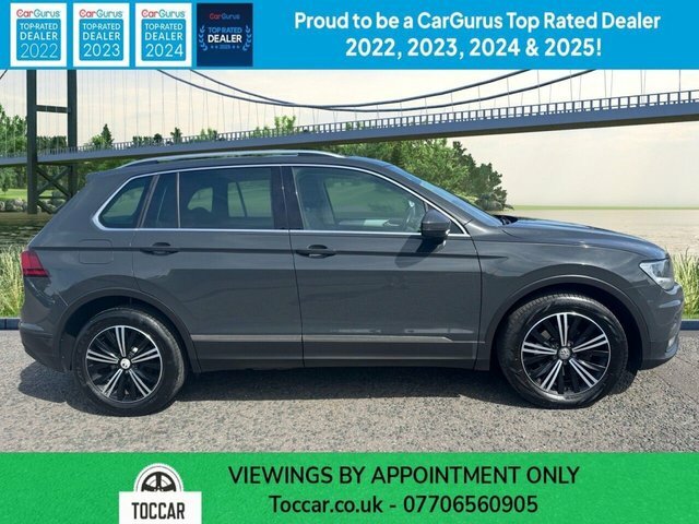 Volkswagen Tiguan 2.0 Tdi Se Navigation Suv Euro 6 DN67YDO Grey #2