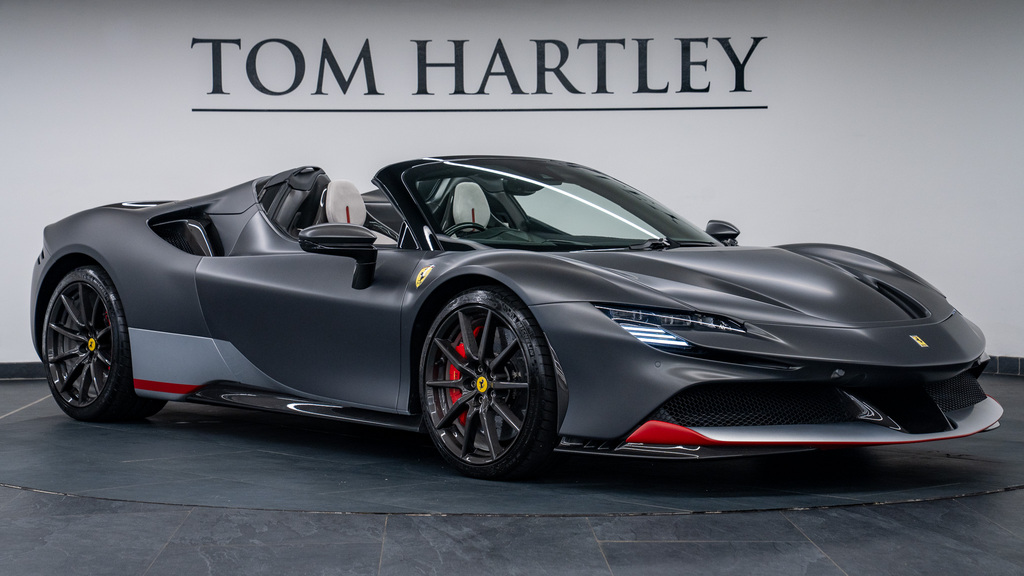 Ferrari Sf90 Spider Convertible Silver